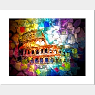 Colosseum Mosaic Posters and Art